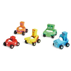 Numberblocks - Fem gode venner i deres biler