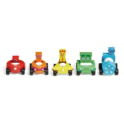 Numberblocks - Fem gode venner i deres biler
