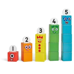 Numberblocks - Fem gode venner (af træ)