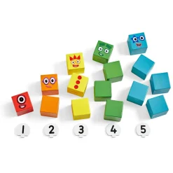 Numberblocks - Fem gode venner (af træ)