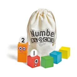 Numberblocks - Fem gode venner (af træ)