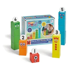 Numberblocks - Fem gode venner (af træ)
