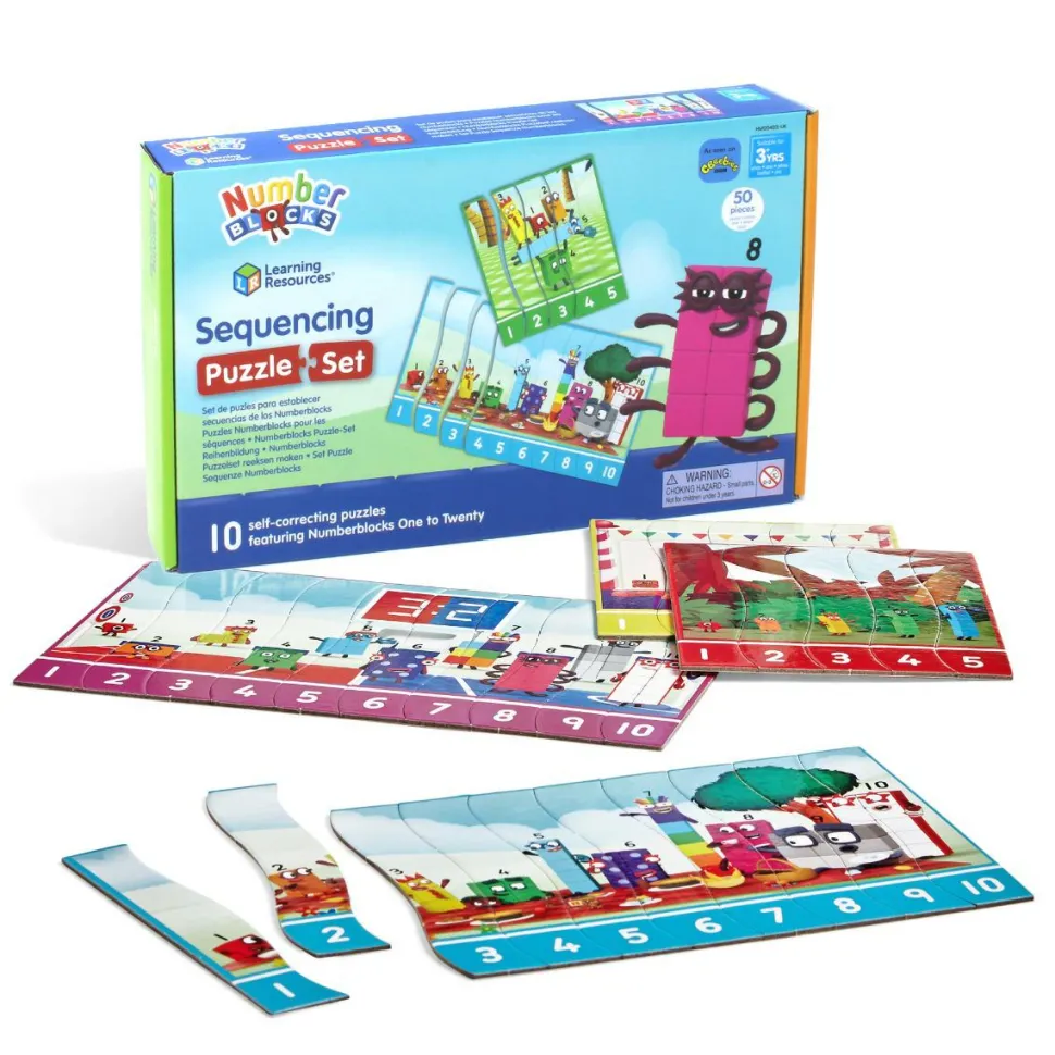 Numberblocks - Find den rigtige rækkefølge