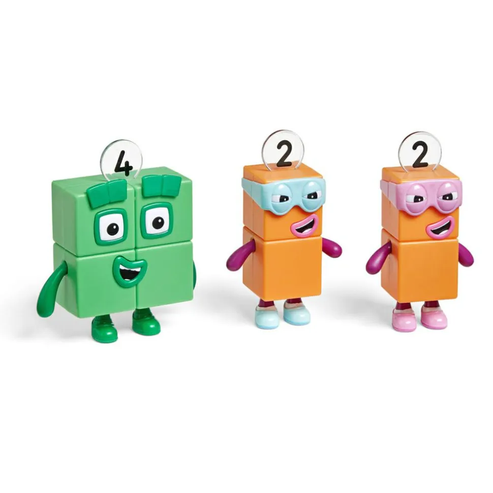 Numberblocks - Fire og Tvillingerne To og To