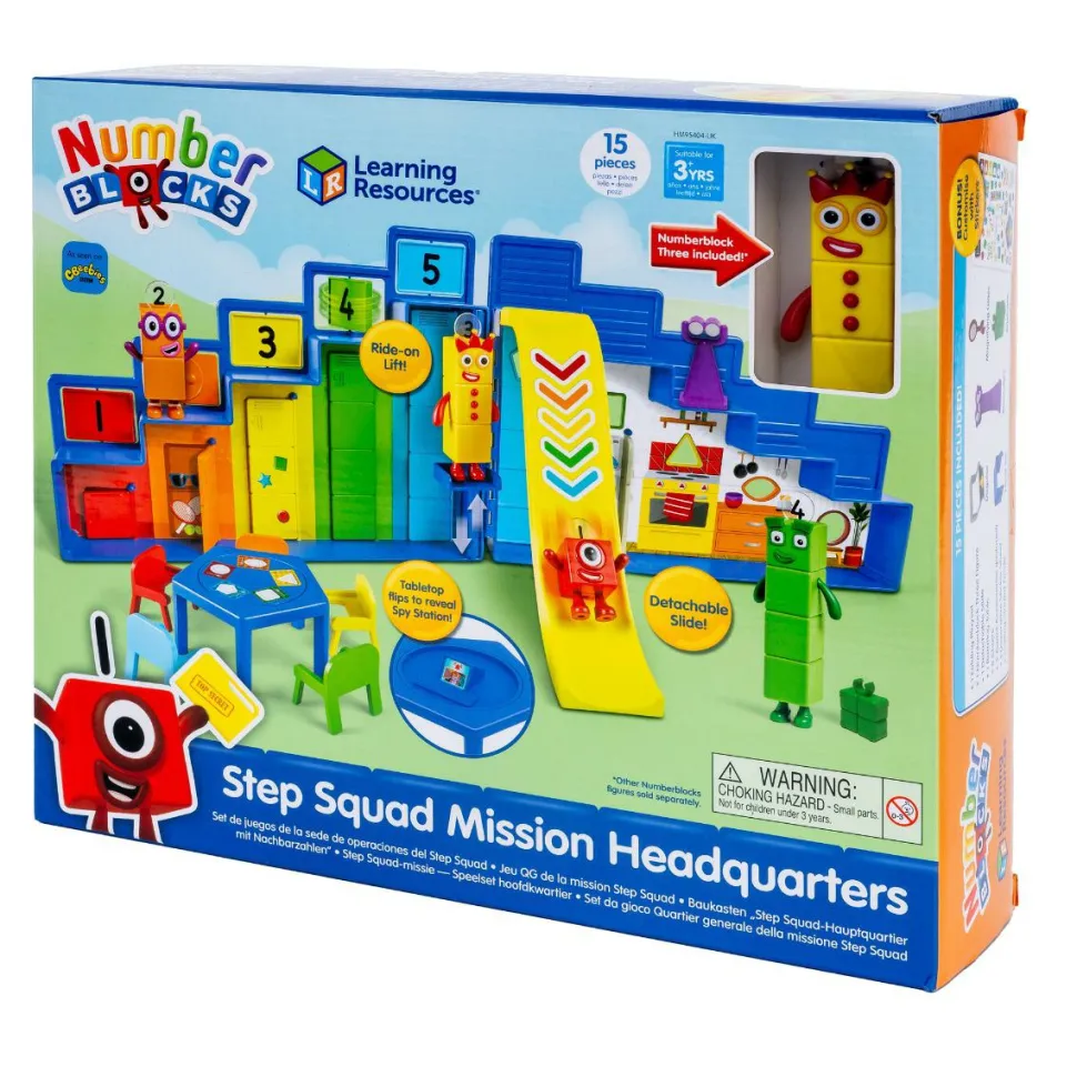 Numberblocks - Legesæt m. hovedkvarter