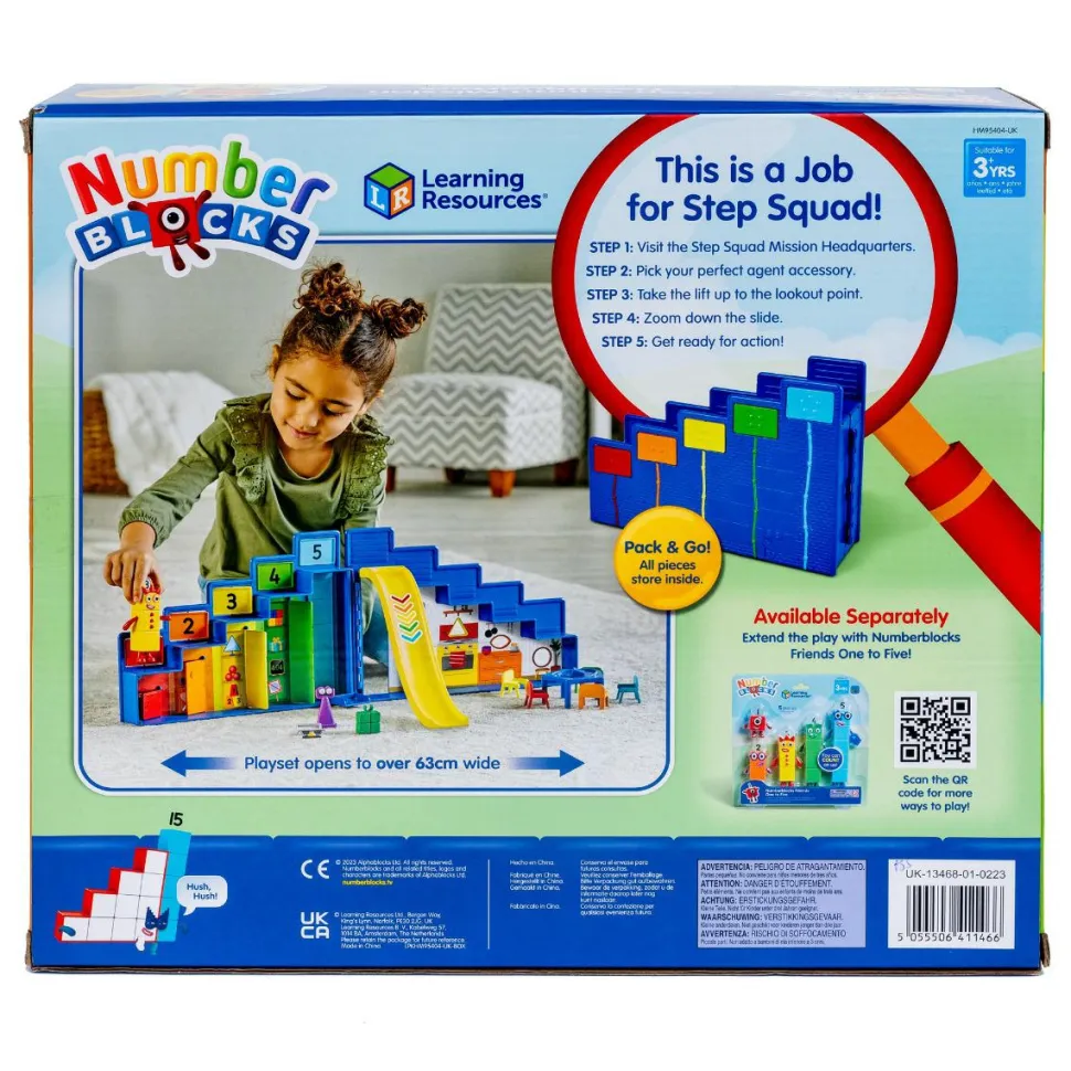 Numberblocks - Legesæt m. hovedkvarter