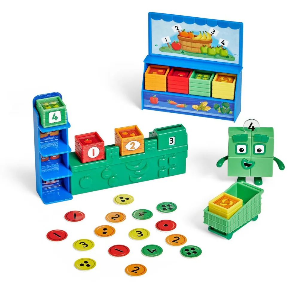 Numberblocks - Legesæt m. købmandsbutik