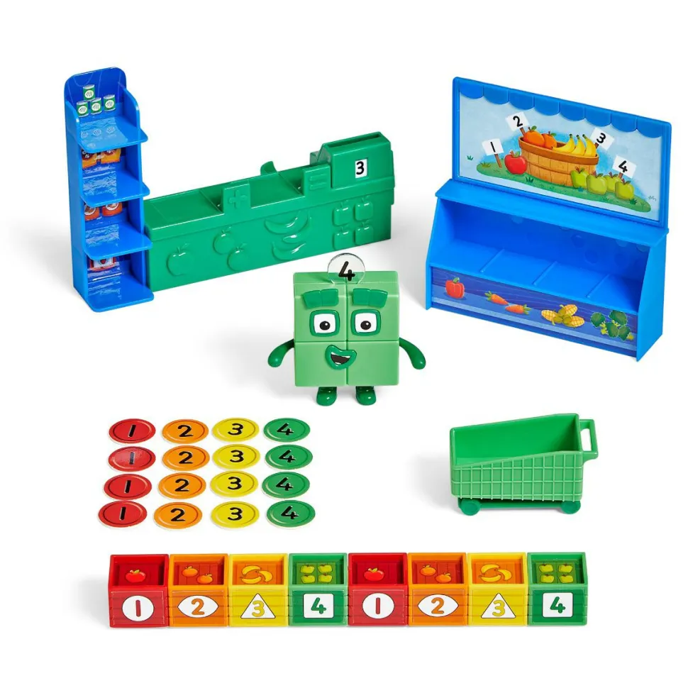 Numberblocks - Legesæt m. købmandsbutik