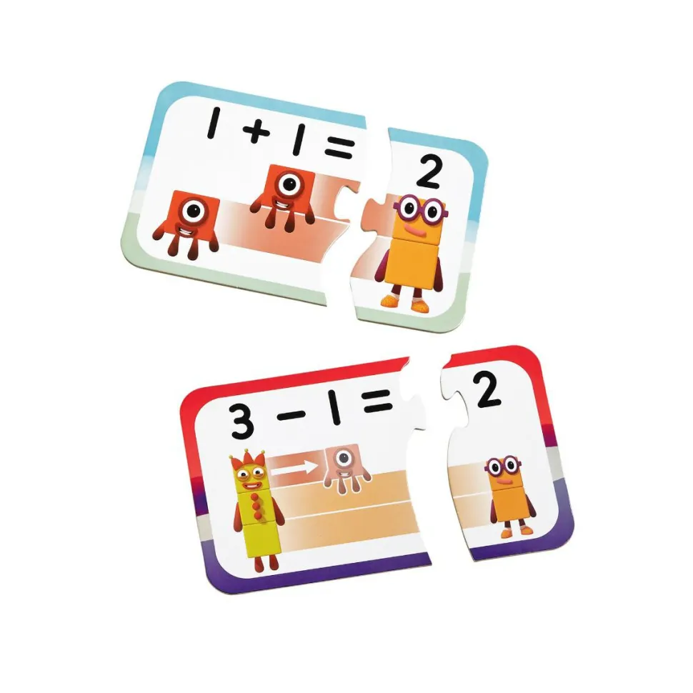 Numberblocks - Puslespil m. plus og minus