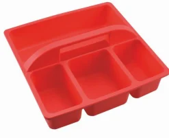 Opbevaringsbakker m. håndtag, 4 stk