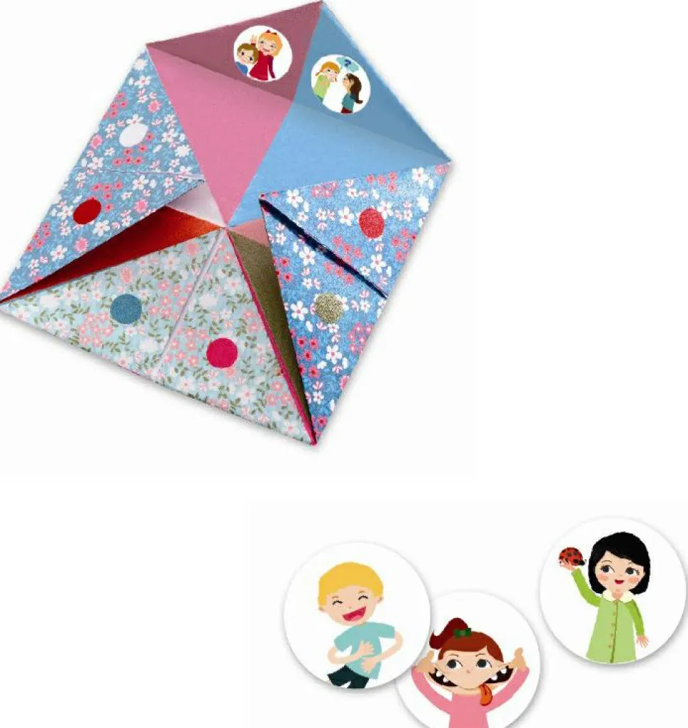 Origami - Flip-flappere i lyse farver
