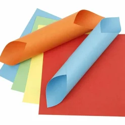 Origami 15 x 15 cm - Basisfarver, 10 ark