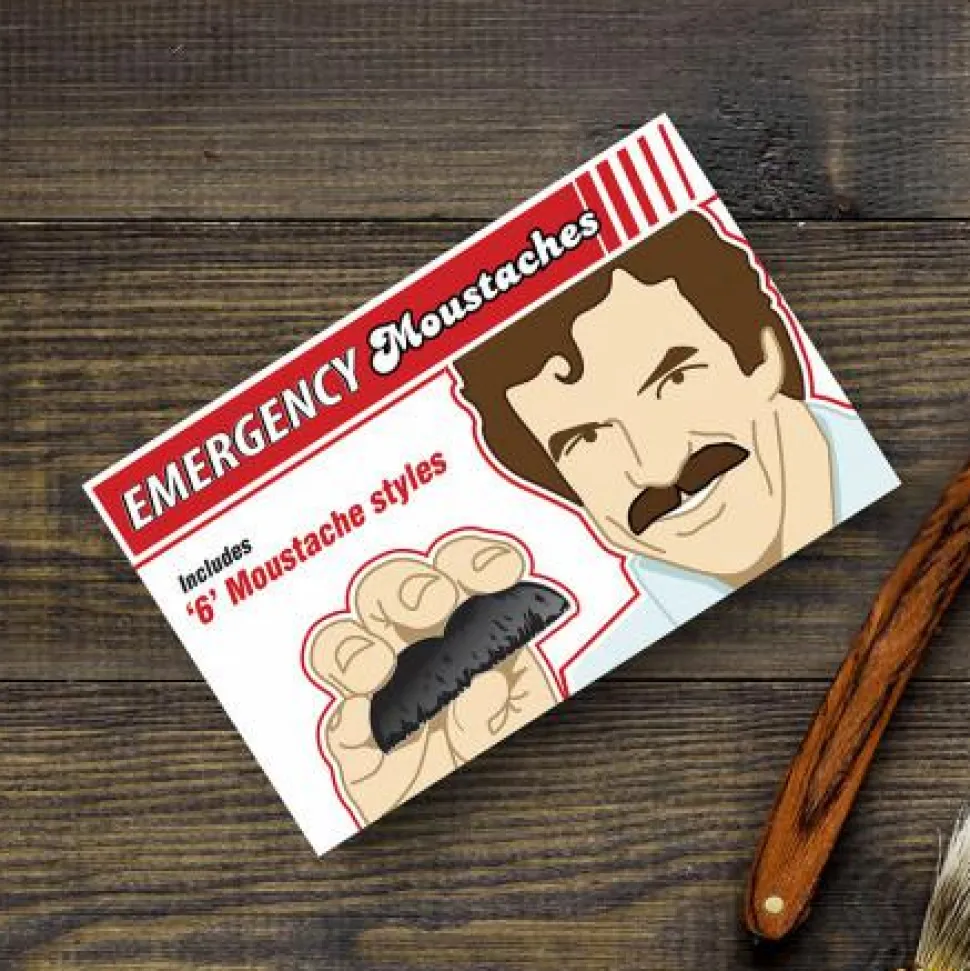 Overskæg, 6 stk
