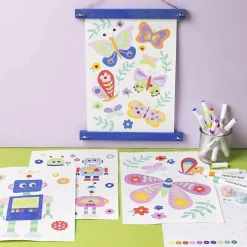 Paint by Numbers, tusser - Sommerfugle & robotter