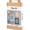 Papirkunst - Papercuts, 3 stk
