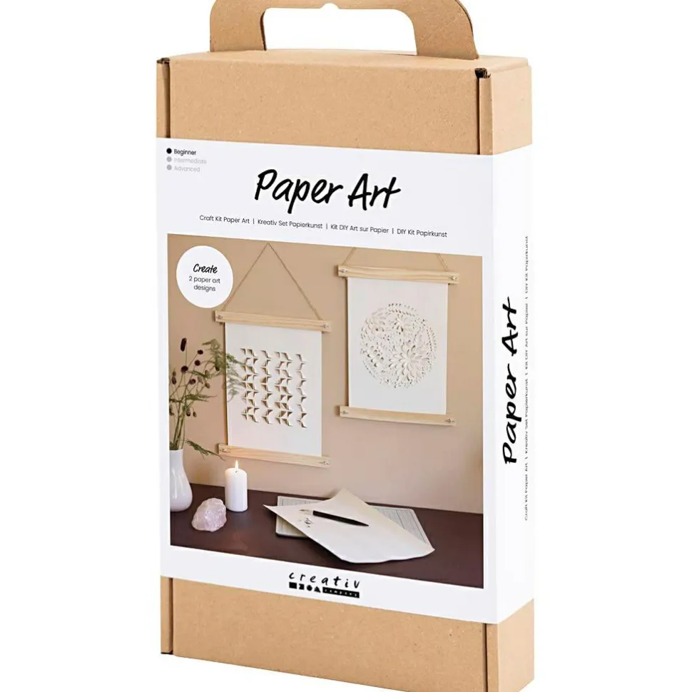Papirkunst - Papercuts m. 3D-effekt, 2 stk