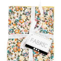 Patchworkstof 45 x 55 cm - Gul, 4 stk