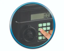 Pengeskab med kode