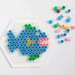 Perleplade midi - BioBeads, sekskant
