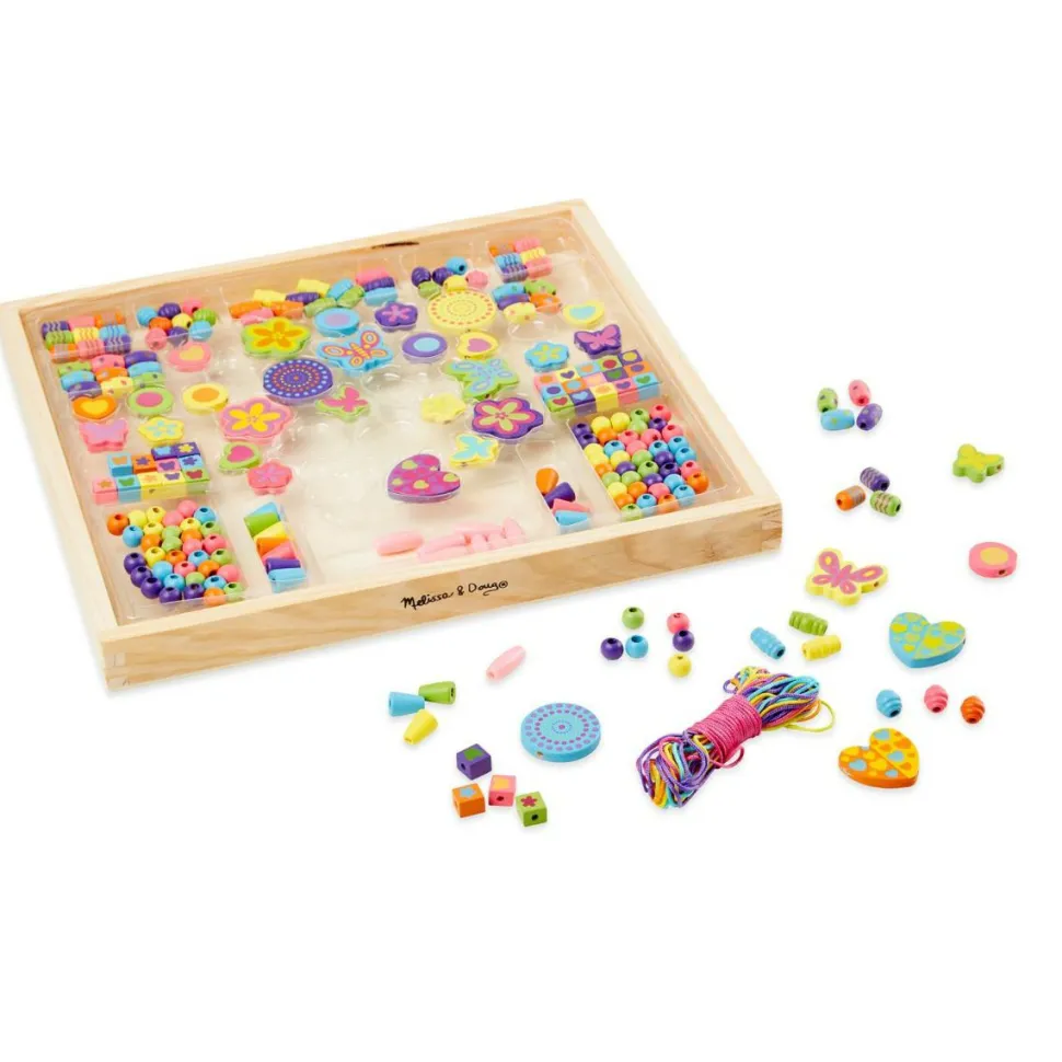 Perler i træ - Sommerfugle og hjerter