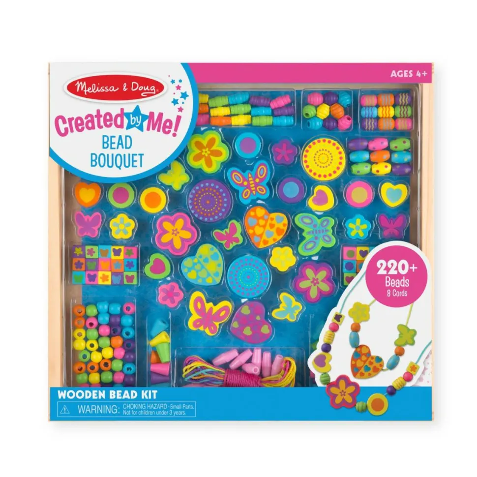 Perler i træ - Sommerfugle og hjerter