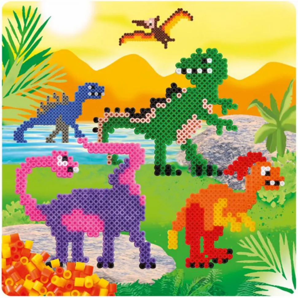 Perlesæt - Dinosaurer, 2.000 stk