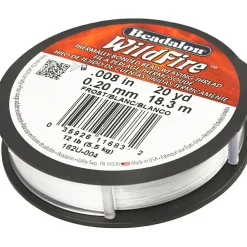Perlevæv tilbehør - Smykketråd  0,20 mm.