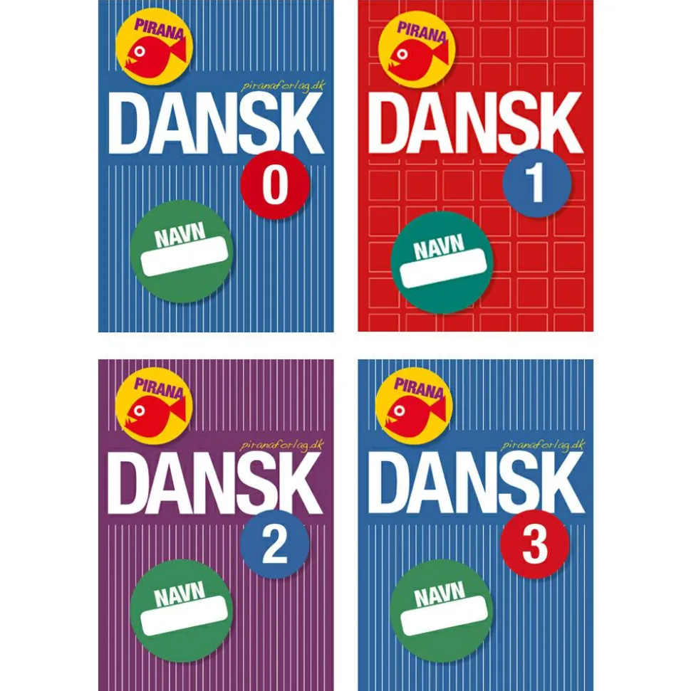 Pirana træningshæfte - Dansk: 0.-3. kl.