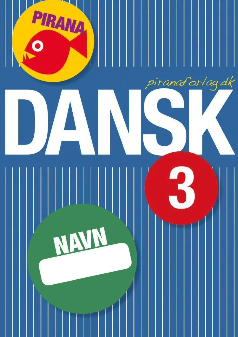 Pirana træningshæfte - Dansk: 0.-3. kl.