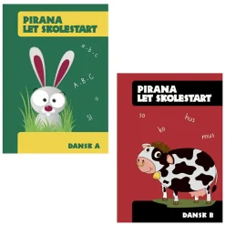 Pirana træningshæfte - Let Skolestart: Dansk