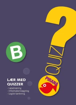 Pirana træningshæfte - Lær med Quizzer