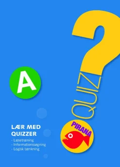 Pirana træningshæfte - Lær med Quizzer