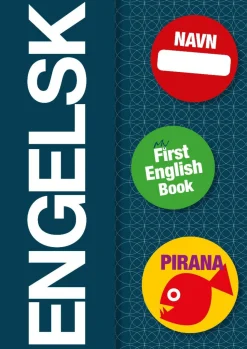 Pirana træningshæfte - My First English Book