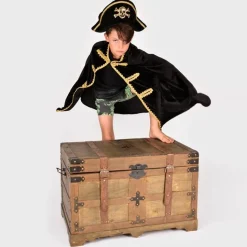 Piratkappe- og hat, str. 3-8 år