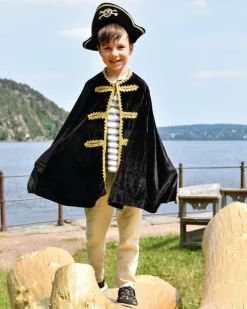 Piratkappe- og hat, str. 3-8 år