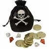 Piratpung med guld og diamanter