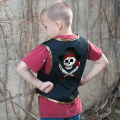 Piratvest + piratklap, str. 5-6 år