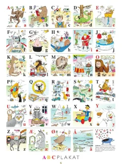Plakat 60 x 80 cm. - ABC