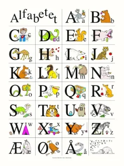 Plakat 30 x 40 cm. - ABC