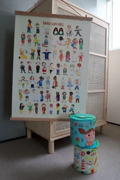 Plakat 50 x 70 cm - Børn som mig