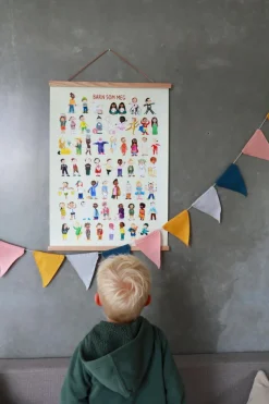 Plakat 50 x 70 cm - Børn som mig
