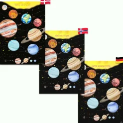 Plakat 50 x 70 cm - Vores solsystem