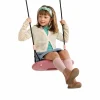 Plastgynge 45 x 24 cm - Lyserød (sort reb)