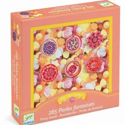Plastperler - Blomster, 285 stk.