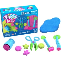 Playfoam Sand - Sansesæt m. redskaber