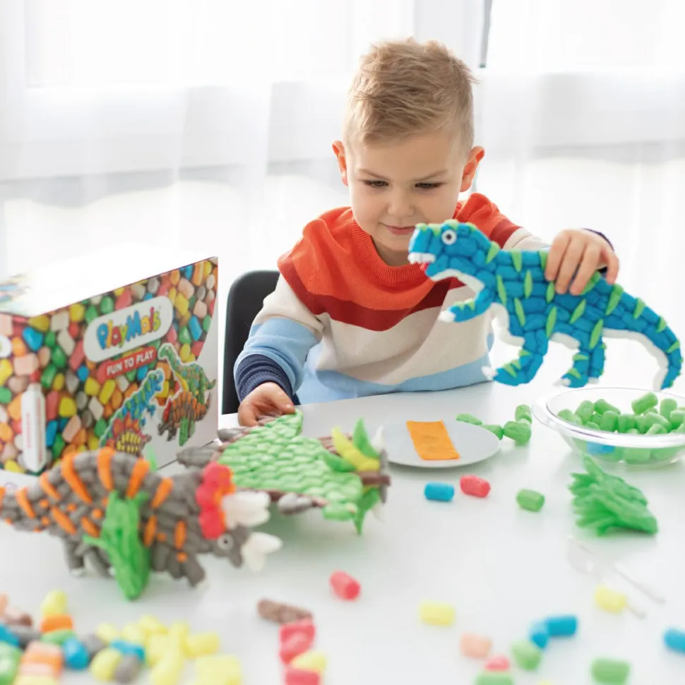 PlayMais Classic Fun To Play - Dinosaur, 500 stk
