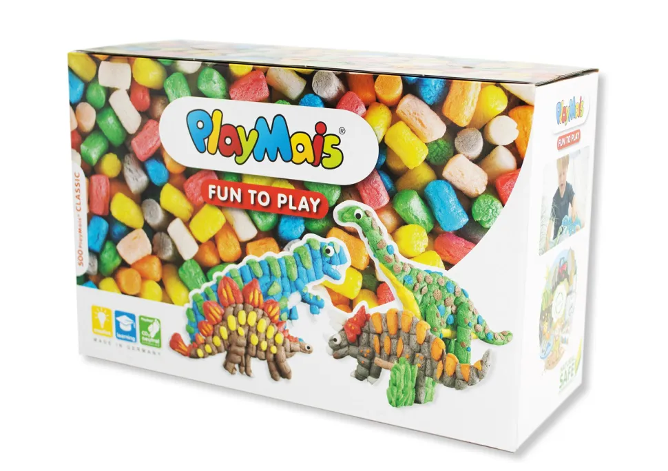 PlayMais Classic Fun To Play - Dinosaur, 500 stk