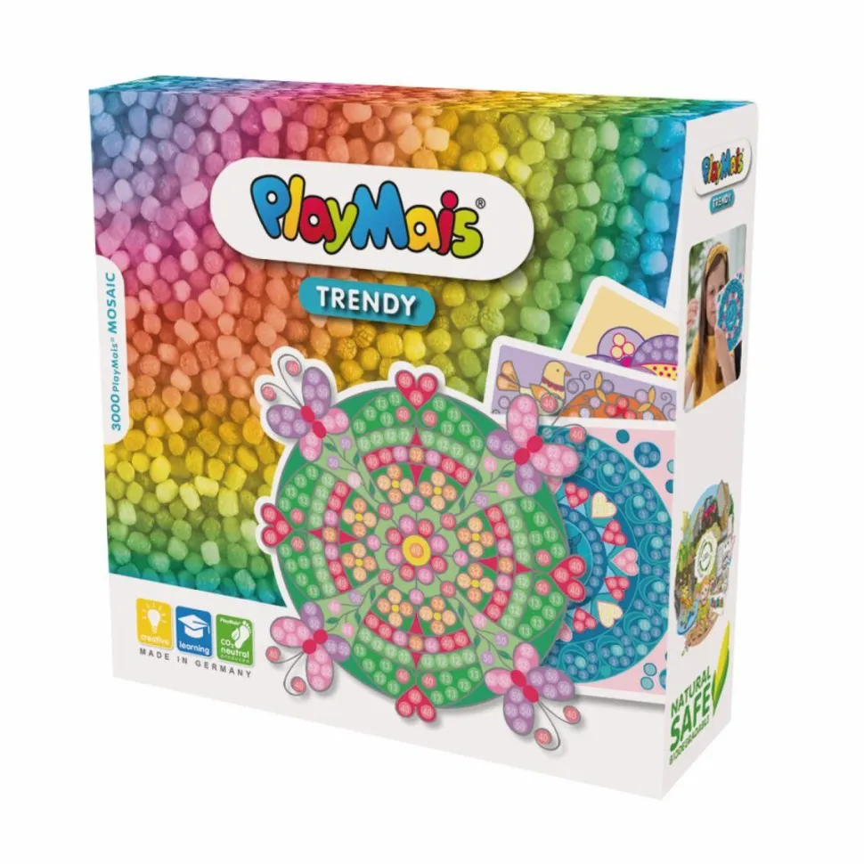 PlayMais Mosaic Trendy - Mandala, 3.000 stk
