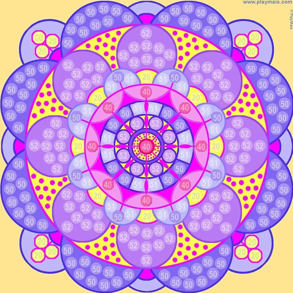 PlayMais Mosaic Trendy - Mandala, 3.000 stk