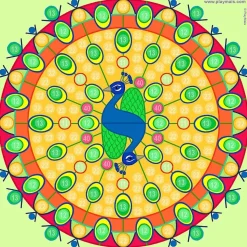 PlayMais Mosaic Trendy - Mandala, 3.000 stk